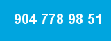 904 778 98 51 904 778 98 51